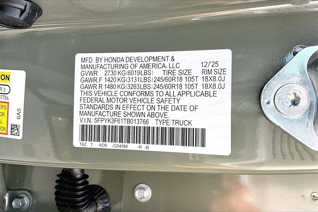 2026 Honda Ridgeline TrailSport