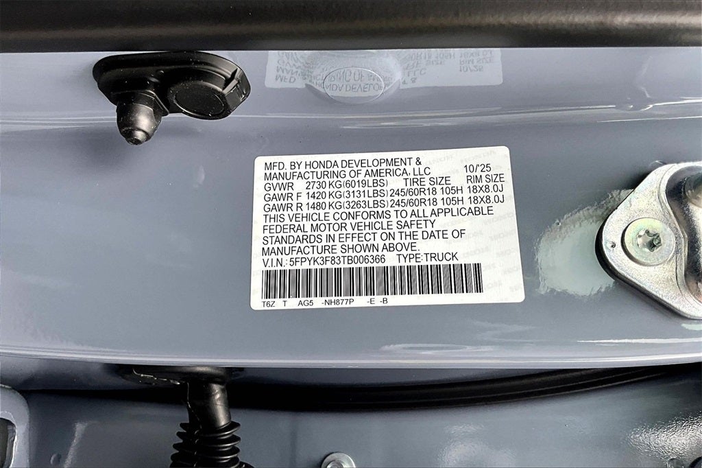 2026 Honda Ridgeline Black Edition