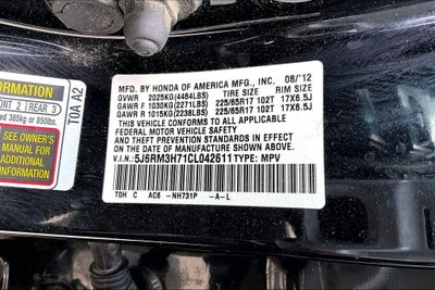 2012 Honda CR-V EX-L