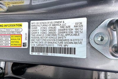 2026 Honda CR-V EX-L