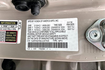 2018 Honda CR-V EX-L