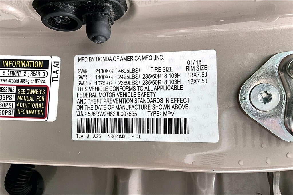 2018 Honda CR-V EX-L