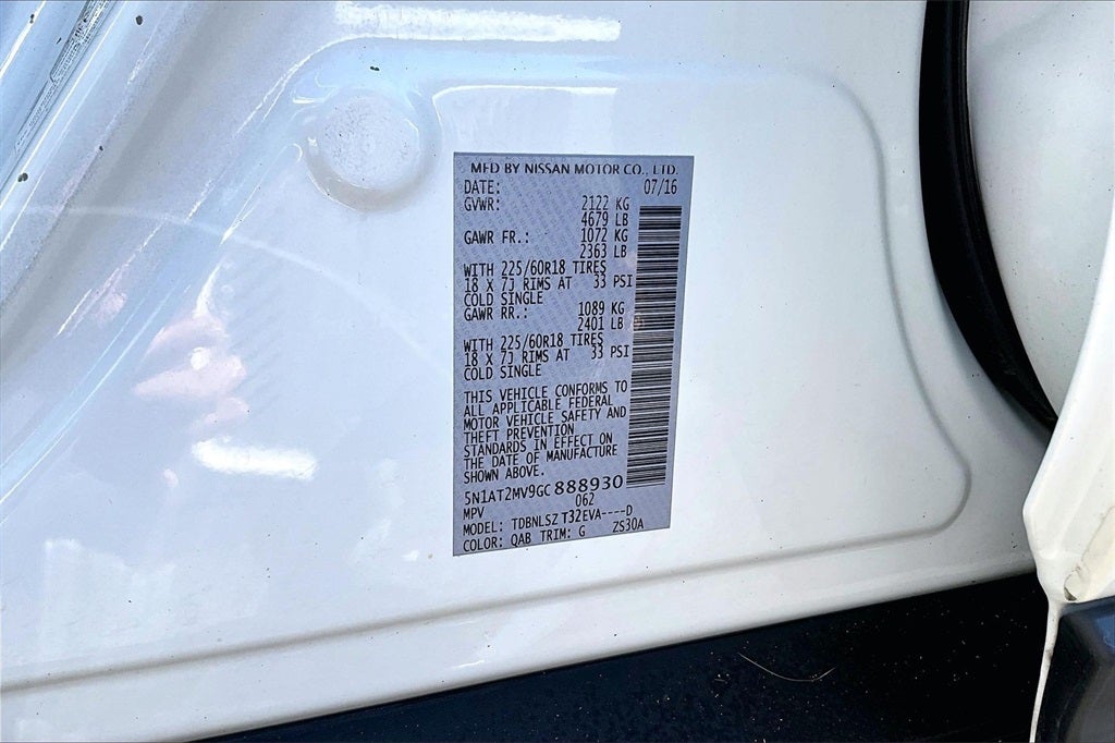 2016 Nissan Rogue SL