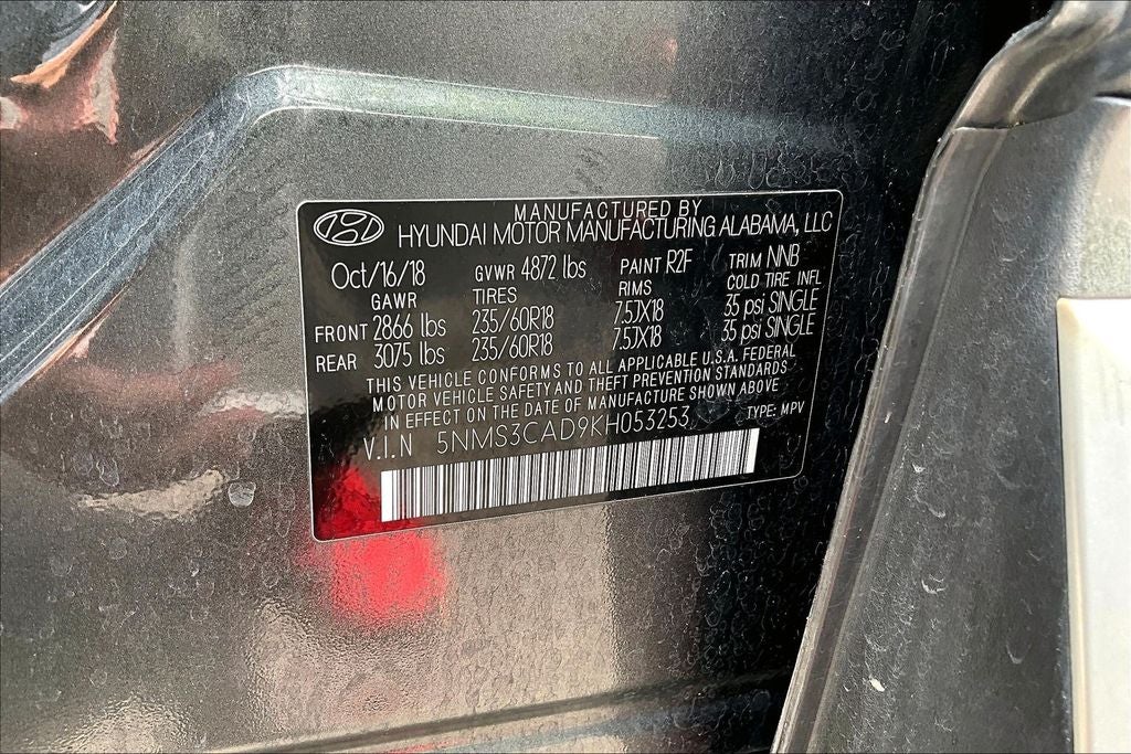 2019 Hyundai Santa Fe SEL Plus