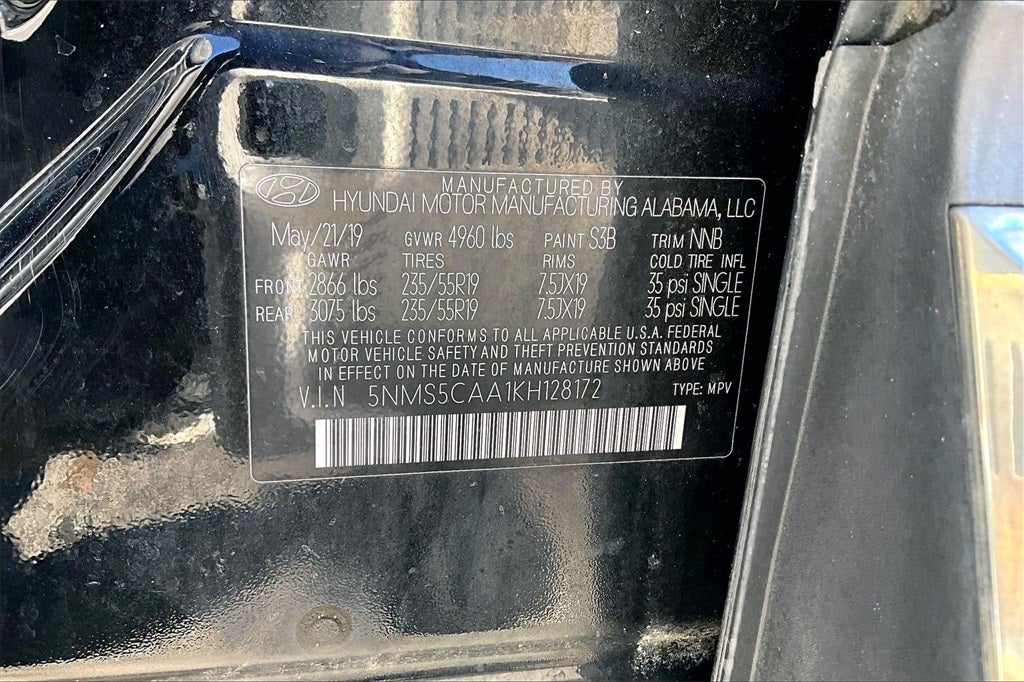 2019 Hyundai Santa Fe Ultimate