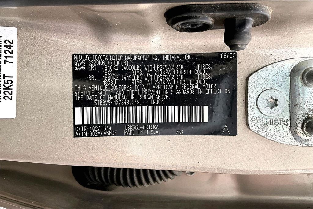 2007 Toyota Tundra SR5