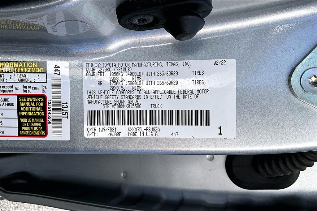 2022 Toyota Tundra SR5