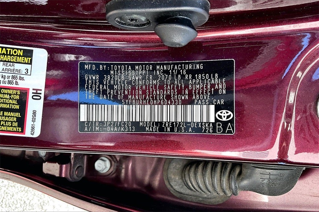 2017 Toyota Corolla 50th Anniversary Special Edition