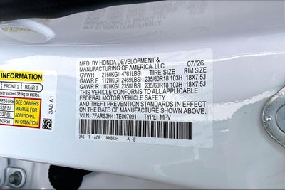 2026 Honda CR-V EX