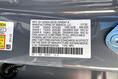 2026 Honda CR-V Hybrid Sport-L