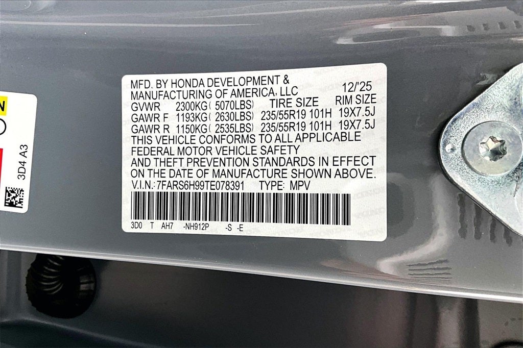 2026 Honda CR-V Hybrid Sport Touring