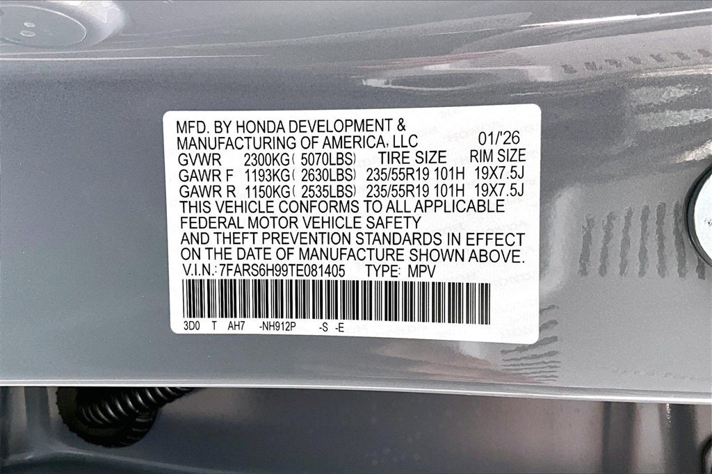 2026 Honda CR-V Hybrid Sport Touring