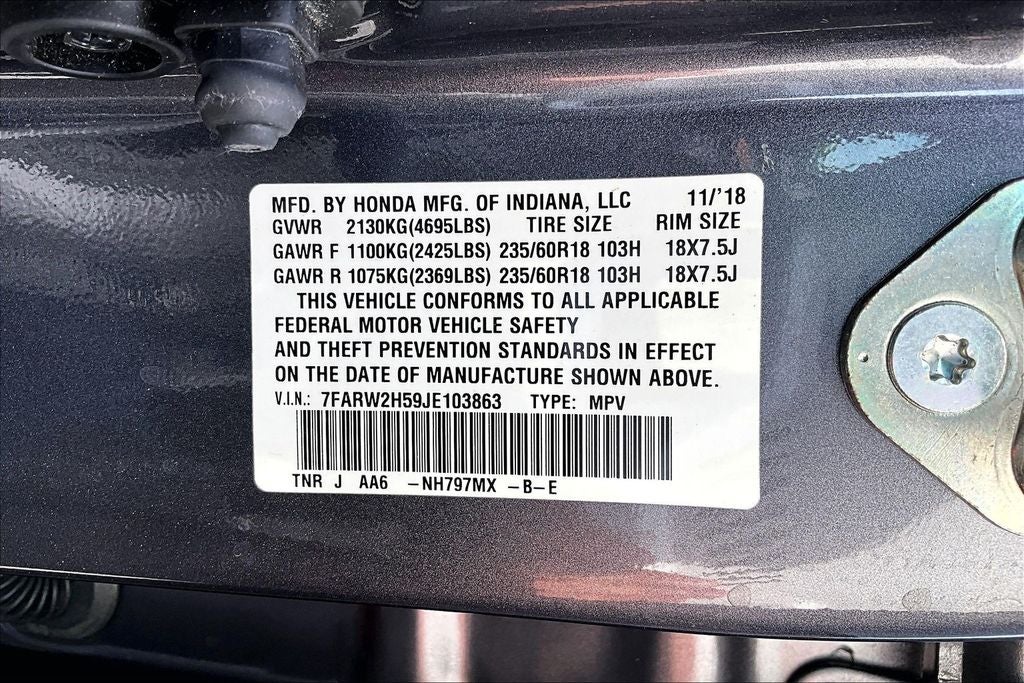2018 Honda CR-V EX