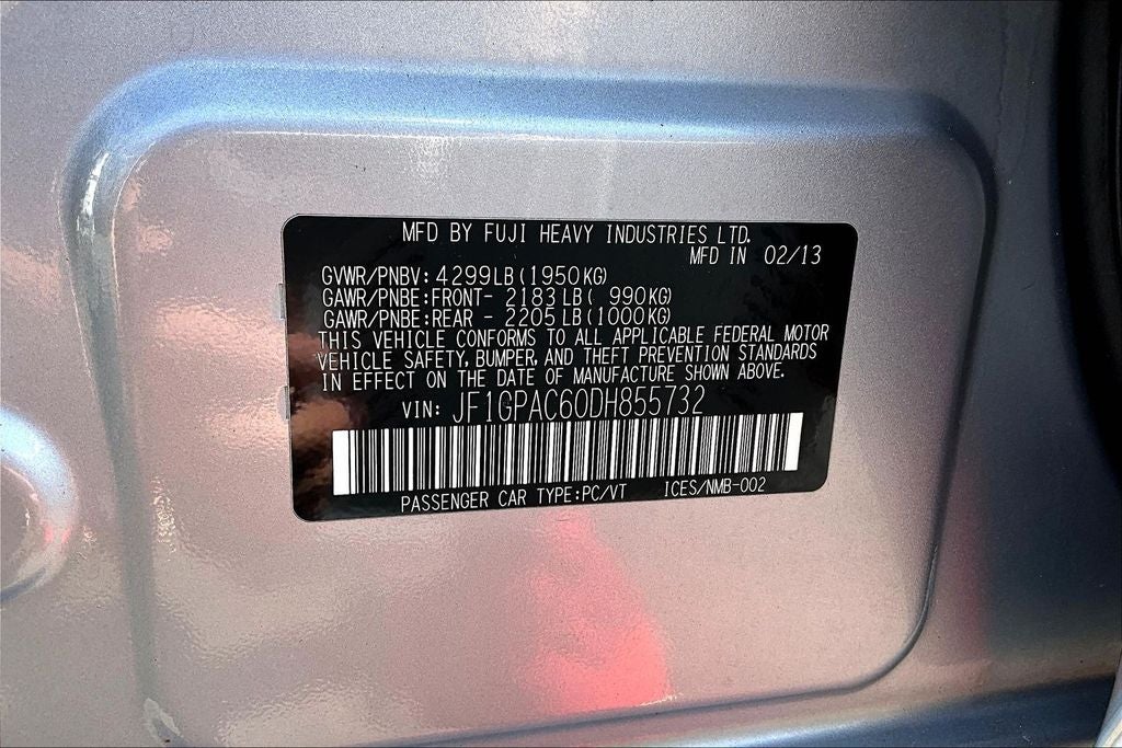 2013 Subaru Impreza 2.0i Premium