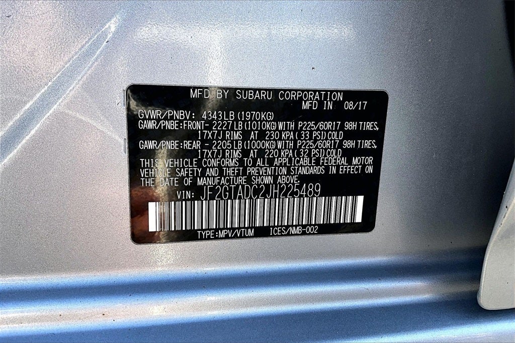 2018 Subaru Crosstrek 2.0i Premium