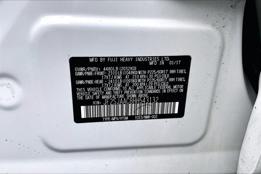 2017 Subaru Forester 2.5i