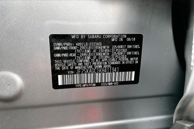 2019 Subaru Forester Premium