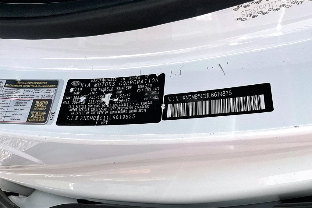 2020 Kia Sedona LX
