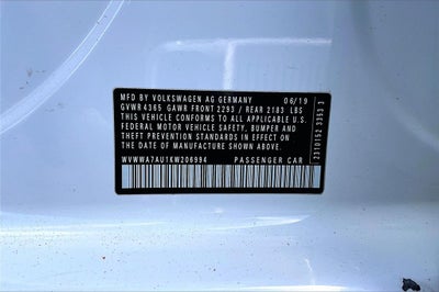 2019 Volkswagen Golf R DCC & Navigation 4Motion