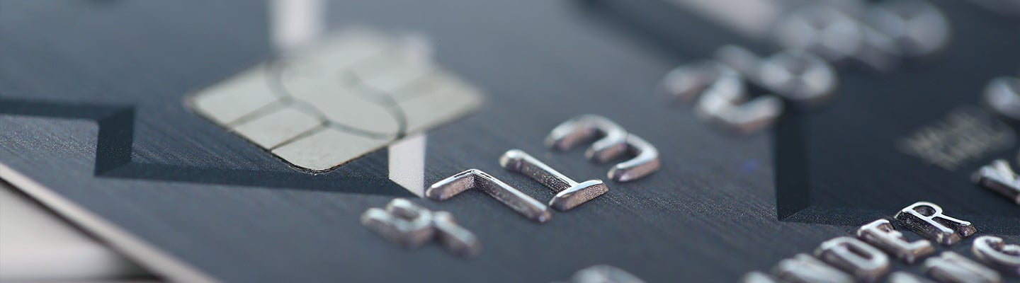 image of a close up of a credit card